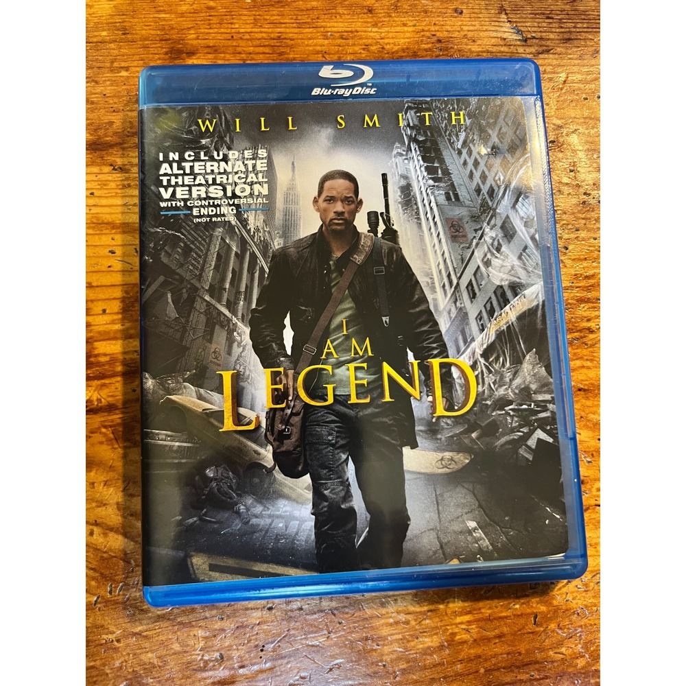 I Am Legend Blu-ray Will Smith Alternate Theatrical Version Ending Sci-Fi Movie